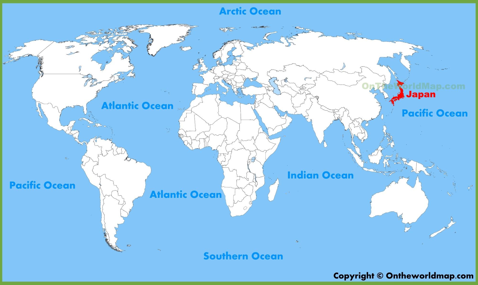 japanin kartta map Japani on maailman kartta   Japanin kartta maailman (Itä Aasia  japanin kartta map