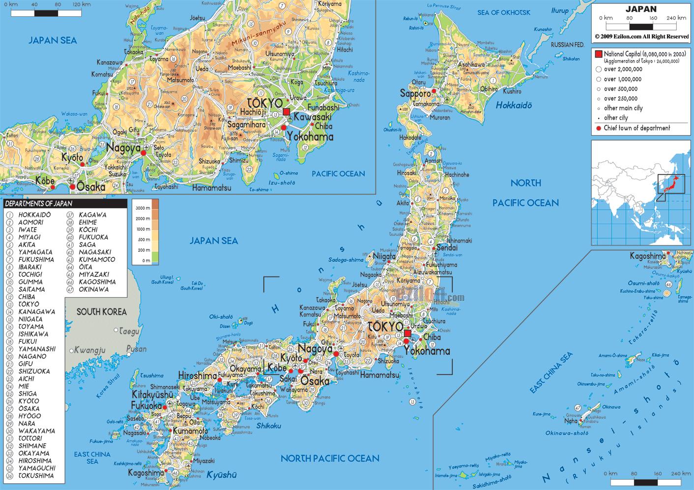 Japanin Kartta